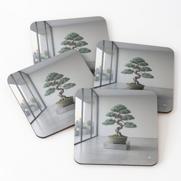 Item preview, Bonsai 盆栽 - Miniature Juniper Tree in Pot designed and sold by Purrfecta.