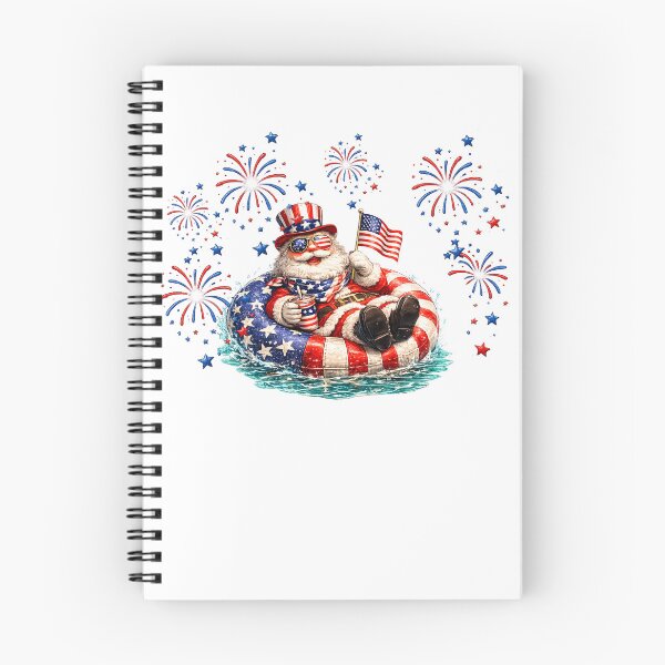 Item preview, cute santa christmas in july Firework designed and sold by QuiteOrbit.