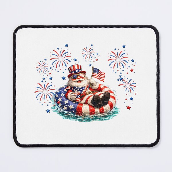 Item preview, cute santa christmas in july Firework designed and sold by QuiteOrbit.