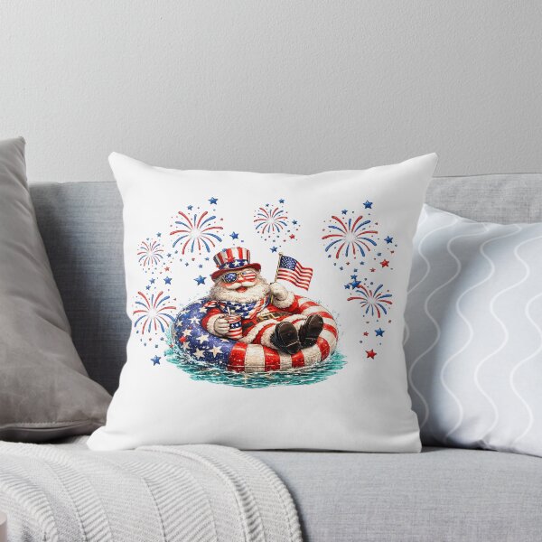 Item preview, cute santa christmas in july Firework designed and sold by QuiteOrbit.