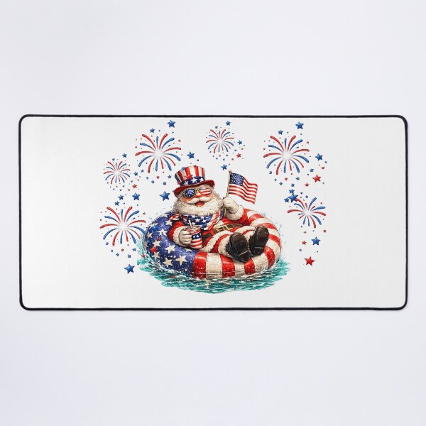 Item preview, cute santa christmas in july Firework designed and sold by QuiteOrbit.