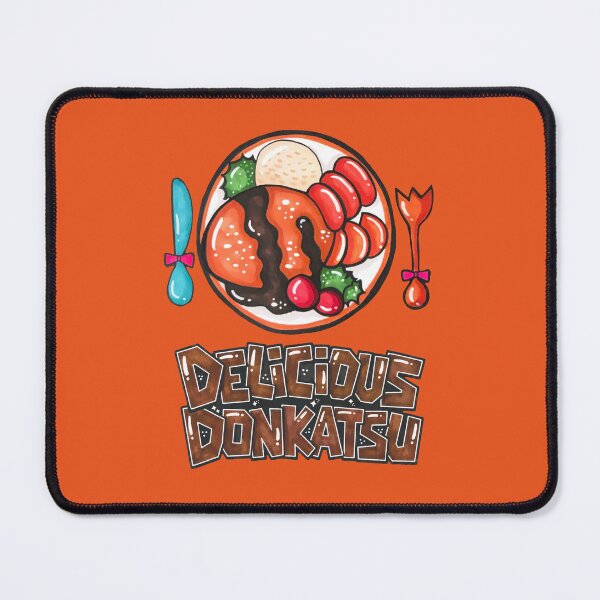 Item preview, Hand Drawn Kawaii Donkatsu Korean Food Art designed and sold by lazypencil.art.