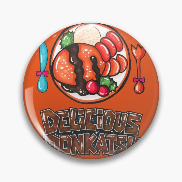 Item preview, Hand Drawn Kawaii Donkatsu Korean Food Art designed and sold by lazypencil.art.