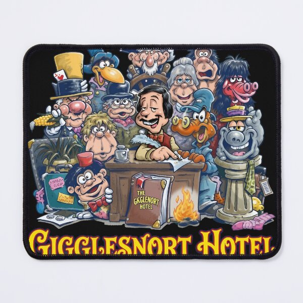Item preview, Retro Group Character Hotel Illustration designed and sold by fiyuuart.