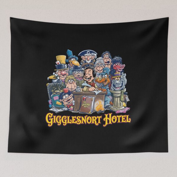 Item preview, Retro Group Character Hotel Illustration designed and sold by fiyuuart.