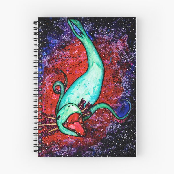 Item preview, leopard seal axolotl alien creature galaxy designed and sold by LucilleErebus.