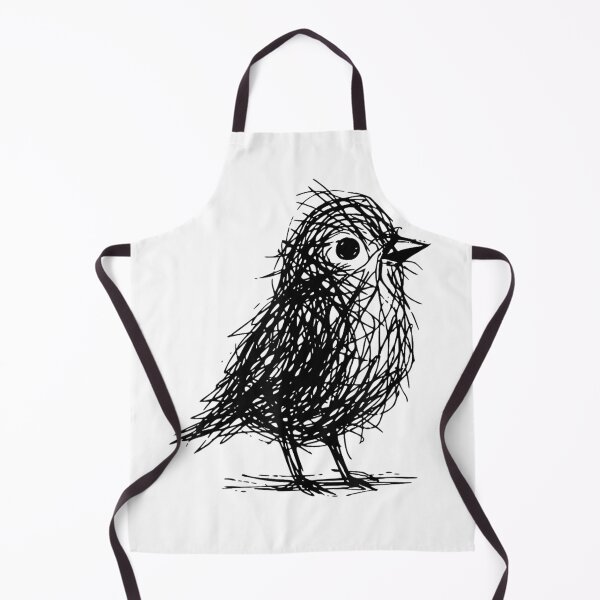 Item preview, Minimal Line Art Minimalist Abstract Sketch Scribble Bird T-Shirt designed and sold by KTY-NUSS.