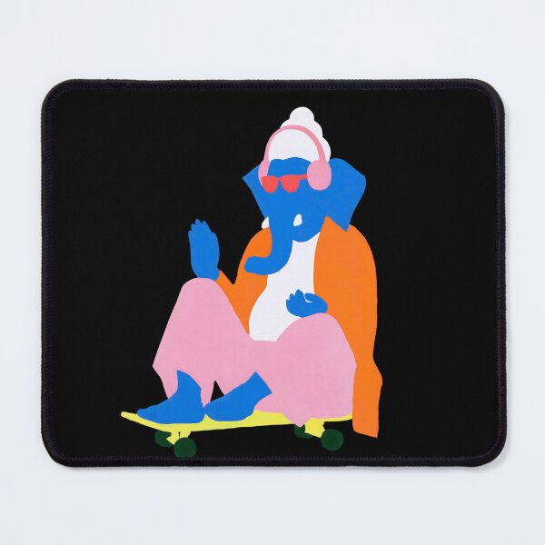 Item preview, Ganesha Skateboard Minimalist Color Blocking Pop Art designed and sold by PANNARUK THAILAND.