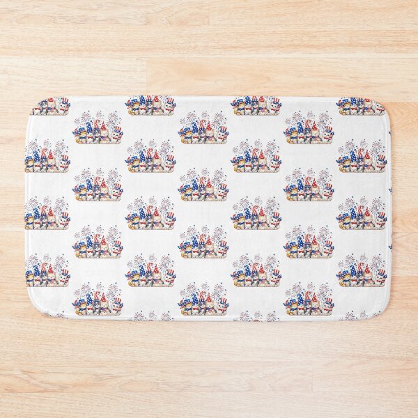 Item preview, 4th of July Cute Cats American Flag Vintage Cat Lover  designed and sold by QuiteOrbit.