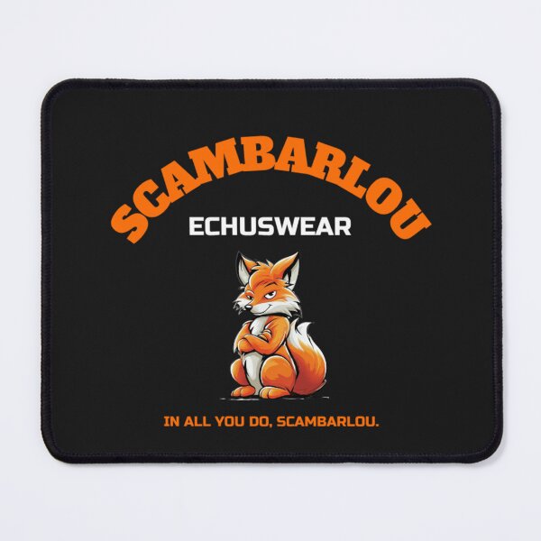Item preview, Scambarlou Echuswear Fox Mascot Brand Logo White designed and sold by Scambarlou Echuswear.