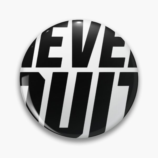 Item preview, Never Quit Bold Typography T-Shirt designed and sold by redblink store.