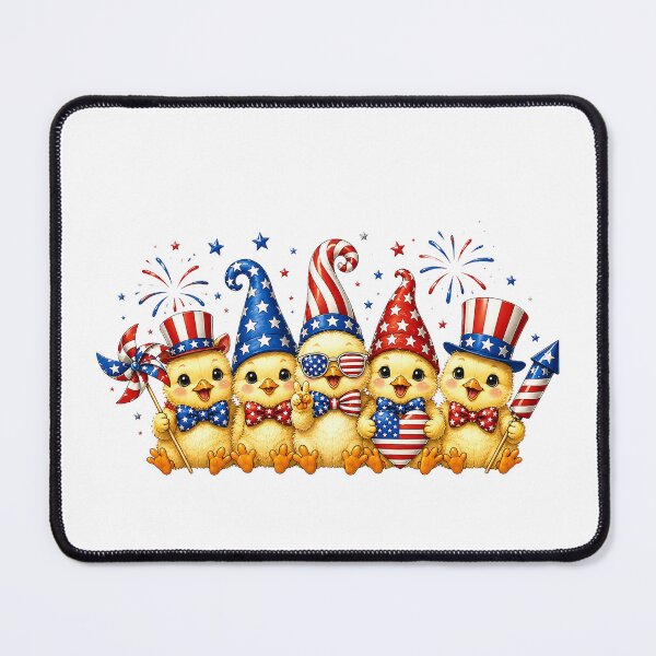 Item preview, 4th of July Cute chickens American Flag Vintage chicken Lover designed and sold by QuiteOrbit.