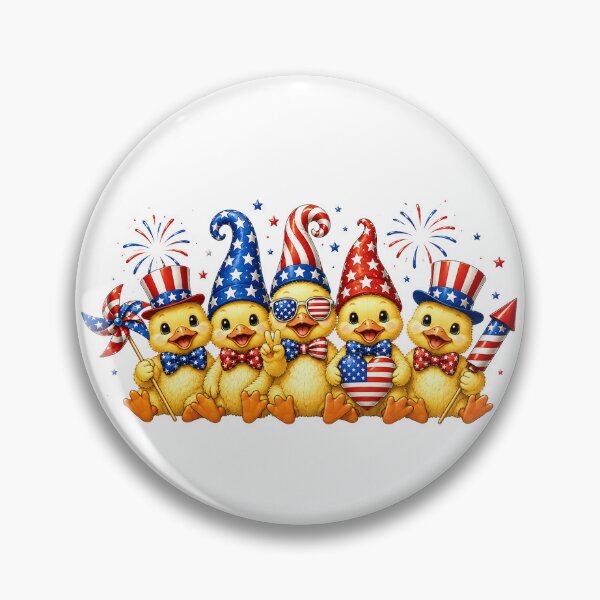 Item preview, Cute Ducks American Flag Vintage Duck Lover  designed and sold by QuiteOrbit.