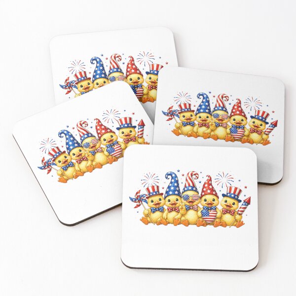 Item preview, Cute Ducks American Flag Vintage Duck Lover  designed and sold by QuiteOrbit.