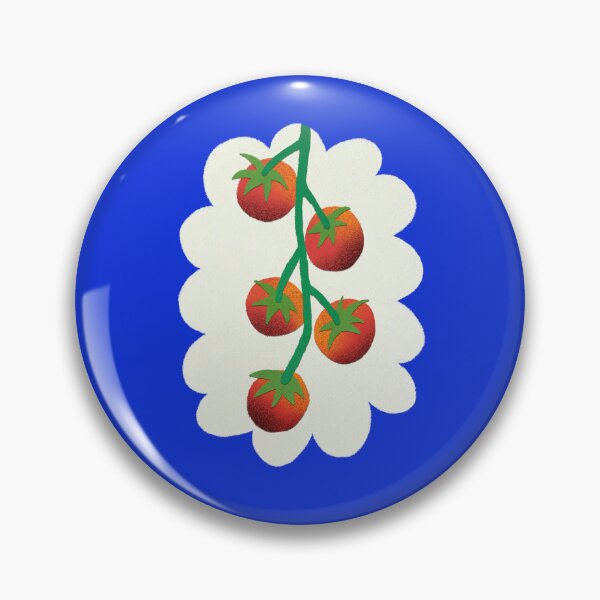 Item preview, italian tomato handmade illustration designed and sold by sarahrabisca.