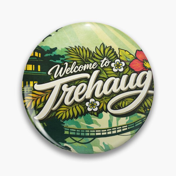 Item preview, Welcome to Trehaug - Travel poster 1 of 6 designed and sold by Omnithread.