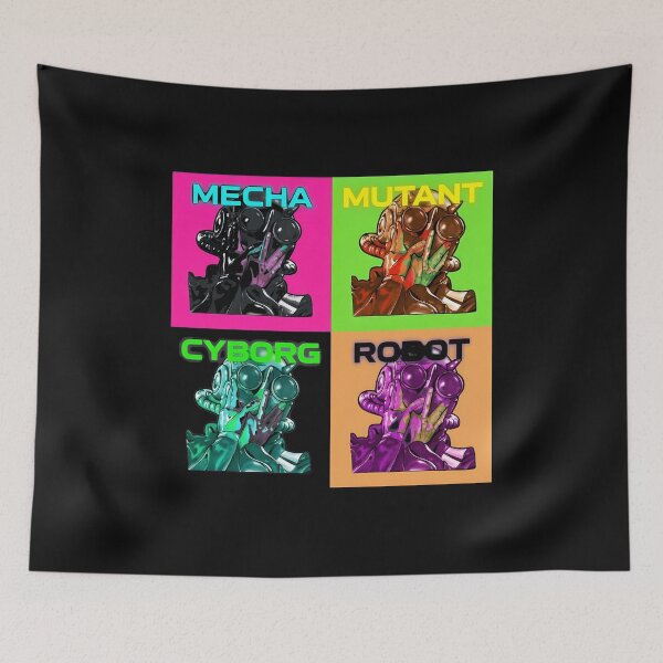 Item preview, Goggled Character Pop Art Grid designed and sold by Shirdeutch.