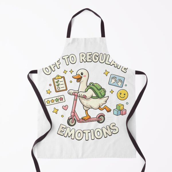 Item preview, Off to Regulate Emotions Funny Goose ABA Therapy Therapist T-Shirt designed and sold by JJLetterDesigns.