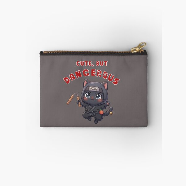 Item preview, Cute But Dangerous Ninja Cat T-Shirt | Kawaii Black Cat Ninja Tee | Funny Cat Lover Gift | Japanese Anime Style Cat Shirt designed and sold by Bluebird Crafted Tee.