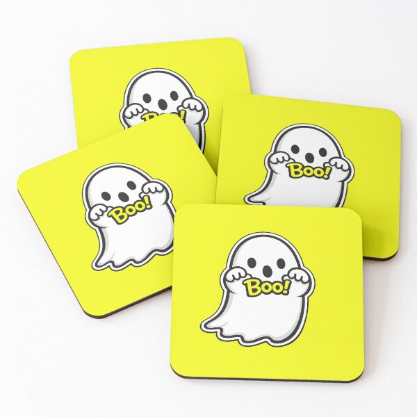 Item preview, Cute Friendly Ghost Saying Boo Kawaii Halloween designed and sold by Grump and Co.