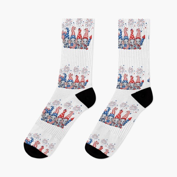 Item preview, Cute elephants American Flag Vintage elephant Lover designed and sold by QuiteOrbit.