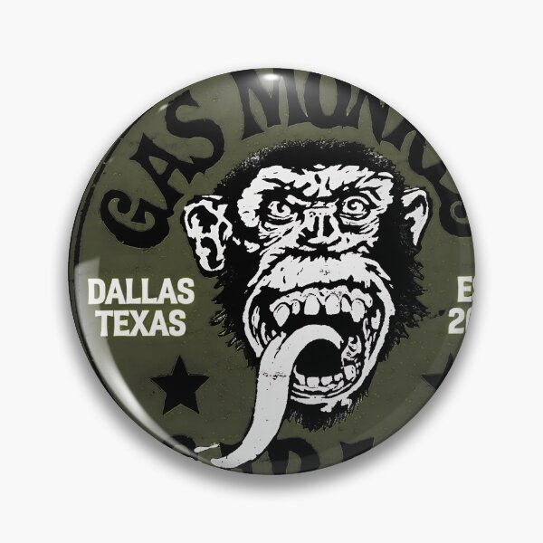 Item preview, Grungy Monkey Garage Emblem Print designed and sold by OhSusiVee.