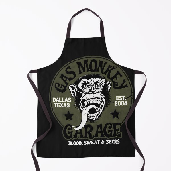 Item preview, Grungy Monkey Garage Emblem Print designed and sold by OhSusiVee.