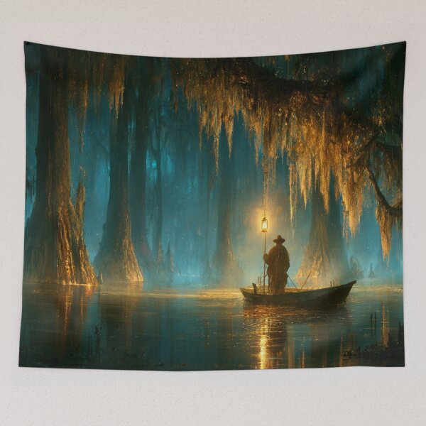 Item preview, Louisiana Bayou Southern Gothic Swamp Art designed and sold by GSizzle1.