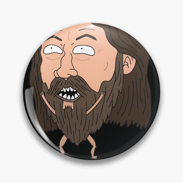 Item preview, Funny Bearded Character Text designed and sold by SomeHitori.
