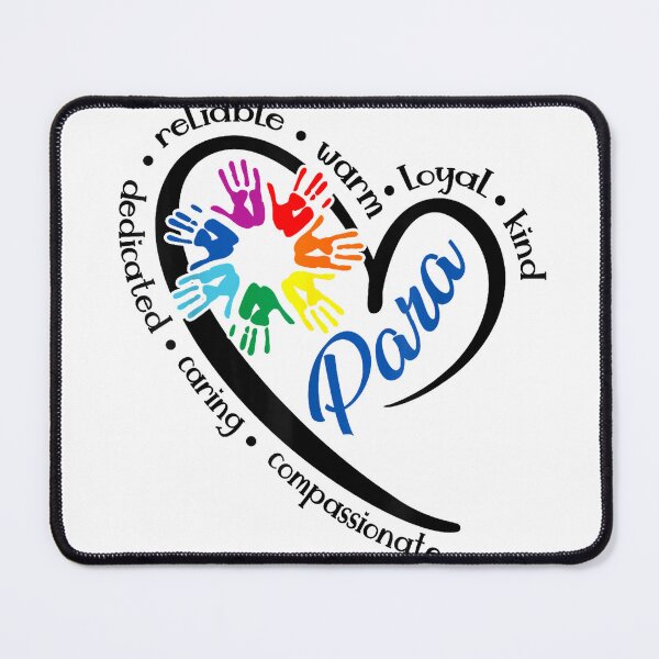 Item preview, para Heart Teacher Paraprofessional Paraeducator Men Women T-Shirt designed and sold by kevincuellar.