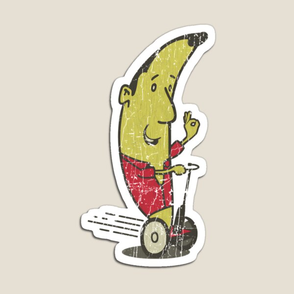 Item preview, Banana Character Riding Scooter designed and sold by thoantz.