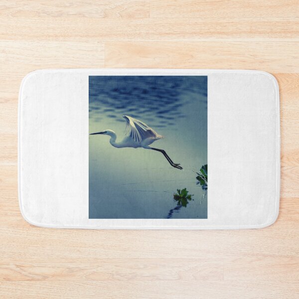 Item preview, Egret Skimming The Water Surface designed and sold by Irusegbertamity.