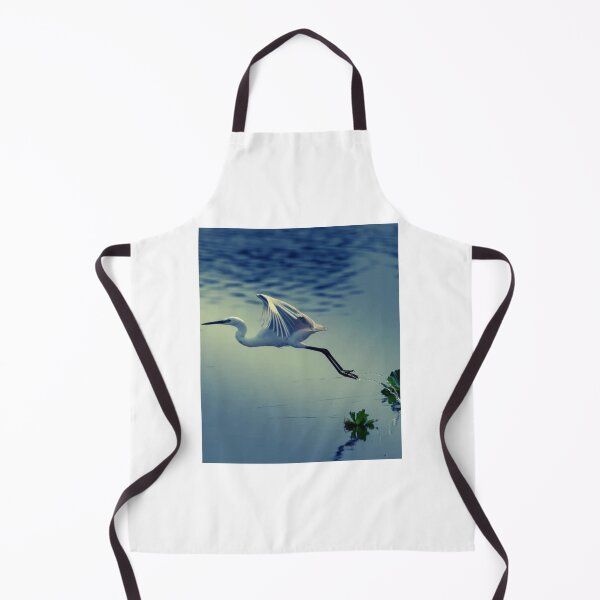 Item preview, Egret Skimming The Water Surface designed and sold by Irusegbertamity.