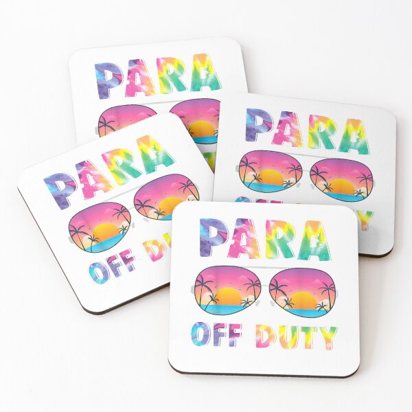 Item preview, para Off Duty Paraprofessional Last Day of School tie dye T-Shirt designed and sold by kevincuellar.