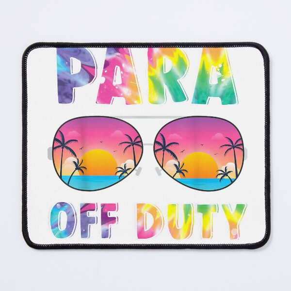 Item preview, para Off Duty Paraprofessional Last Day of School tie dye T-Shirt designed and sold by kevincuellar.