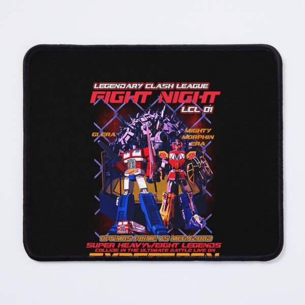 Item preview, Optimus Prime Vs Megazord Fight Night Cybertron designed and sold by SeamlessWord.