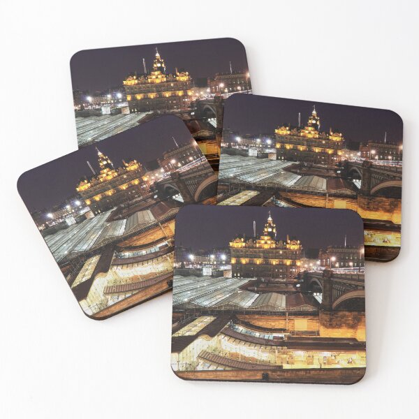 Item preview, The Balmoral Hotel Edinburgh at Night - Scottland designed and sold by holgermader.