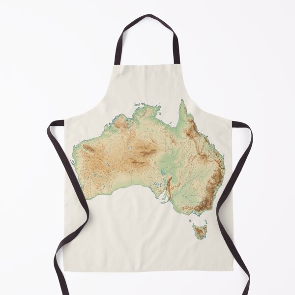 Item preview, Australia Topographic Map designed and sold by Dimensionality.