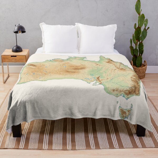 Item preview, Australia Topographic Map designed and sold by Dimensionality.