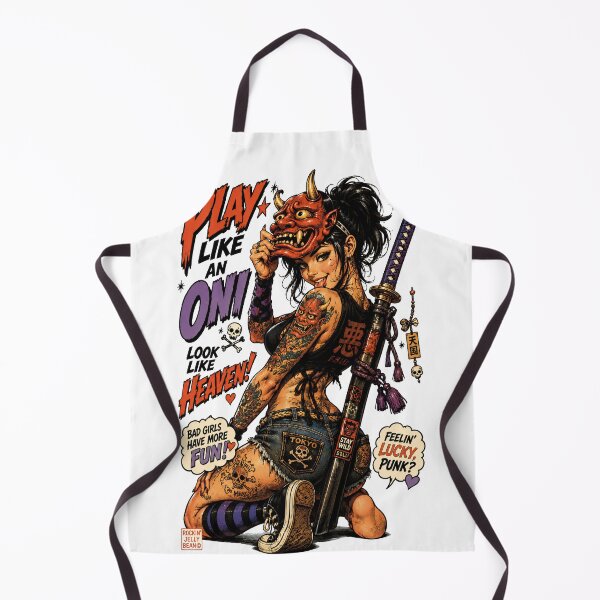Item preview, samurai oni girl designed and sold by aliraweb.