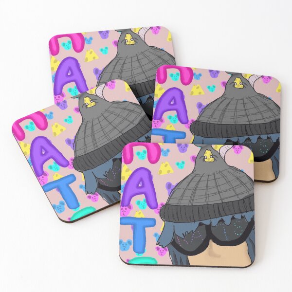 Item preview, Cute Mouse On Beanie Hat With Colorful Rats Text Doodle designed and sold by GloomPop.