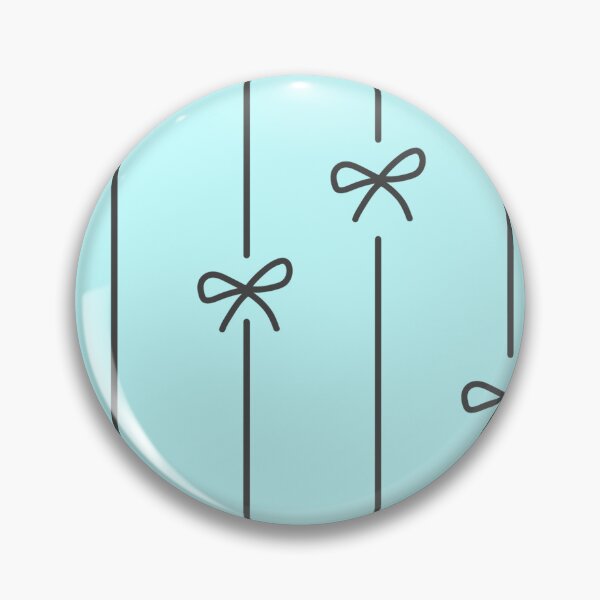 Item preview, Coquette Light Blue with Black Bows Pattern designed and sold by The Retromotel.