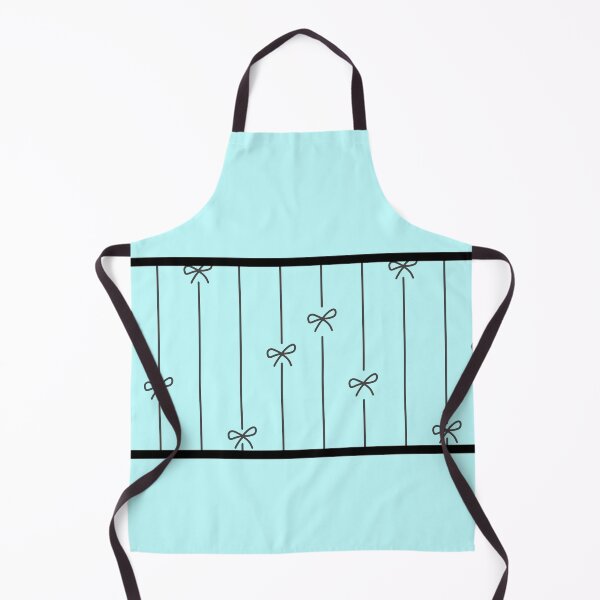 Item preview, Coquette Light Blue with Black Bows Pattern designed and sold by The Retromotel.