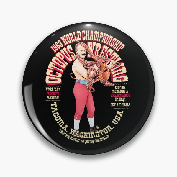 Item preview, 1963 Octopus Wrestling Championship designed and sold by Alienshopdesign.