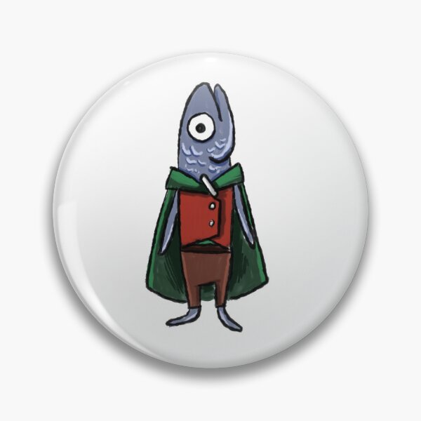 Item preview, Fantasy Fish Folk Adventurer-RPG Hobbit Style Character illustration designed and sold by Savvique.