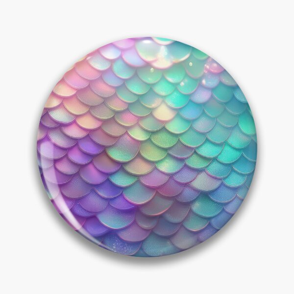 Item preview, Iridescent mermaid tail fish scales, glowing pastel scales pattern, shimmery pastel teal green and purple  designed and sold by navitalidesign.