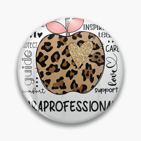 Item preview, Paraprofessional Kind Blessed Teach Inspire Love Leopard T-Shirt designed and sold by KTY-NUSS.
