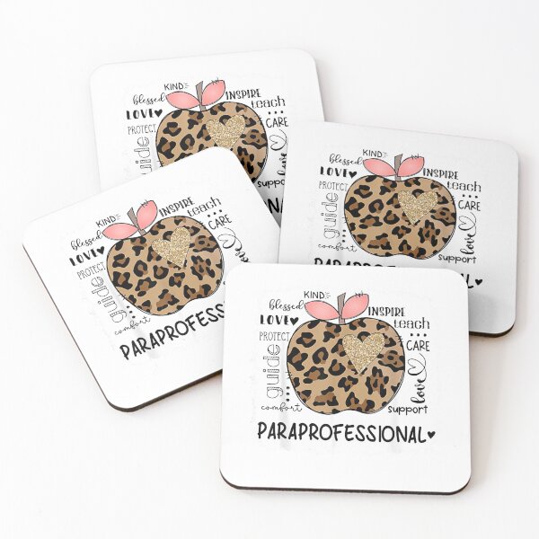 Item preview, Paraprofessional Kind Blessed Teach Inspire Love Leopard T-Shirt designed and sold by KTY-NUSS.