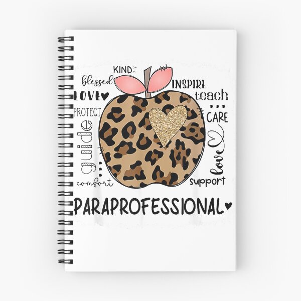 Item preview, Paraprofessional Kind Blessed Teach Inspire Love Leopard T-Shirt designed and sold by KTY-NUSS.