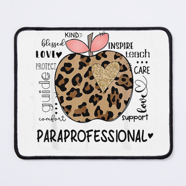 Item preview, Paraprofessional Kind Blessed Teach Inspire Love Leopard T-Shirt designed and sold by KTY-NUSS.